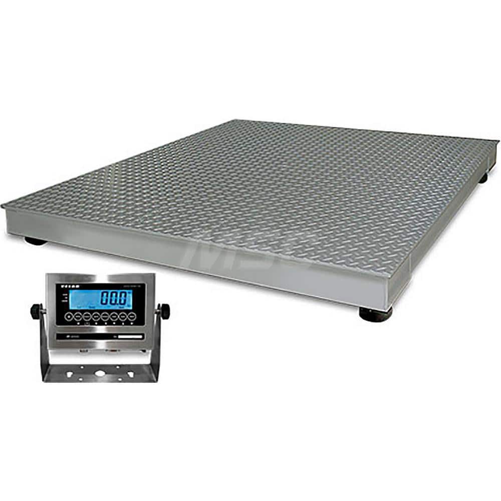 Shipping & Receiving Platform & Bench Scales; System Of Measurement: pounds; kilograms; Display Type: Digital; LED; Capacity (Lb.): 3000.000; Capacity (kg): 3000.000; Capacity: 3000.000; Calibration: External; Base Length (Inch): 47.2000; Base Length (Dec