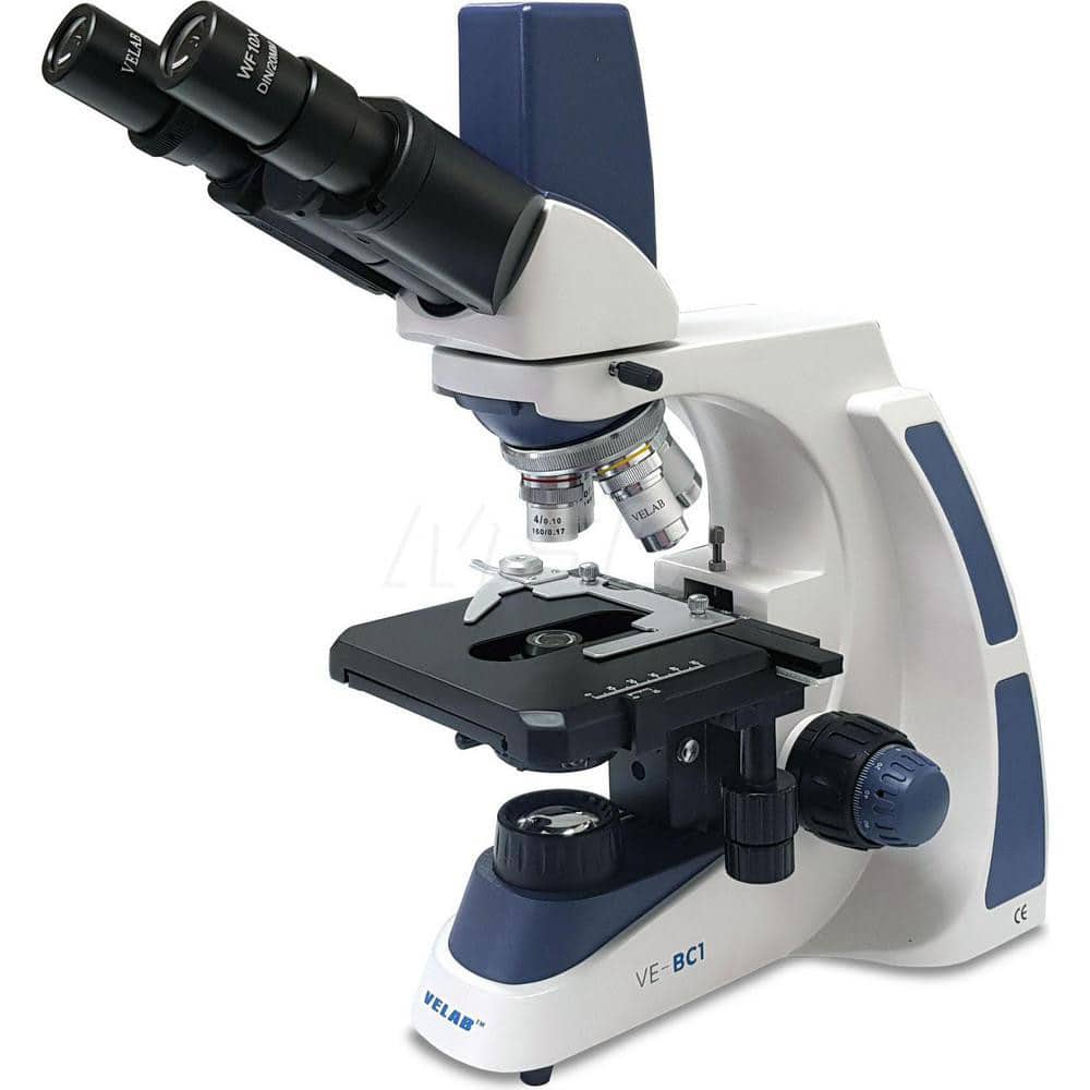 Microscopes; Microscope Type: Digital; Eyepiece Type: Digital; Arm Type: Fixed; Focus Type: Adjustable; Image Direction: Upright; Eyepiece Magnification: 10x; Objective Lens Magnification: 4x; 100x (S)(Oil); 10x; 40x (S)