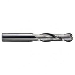 5/8" Dia. - 3" OAL - Ball Nose SE AlTiN Carbide End Mill - 2 FL - Americas Industrial Supply