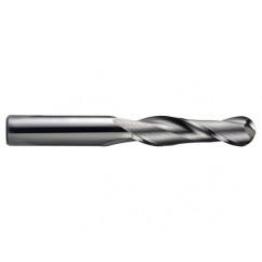 1mm Dia. x 50mm Overall Length 2-Flute Square End Solid Carbide SE End Mill-Round Shank-Center Cutting-WXL - Americas Industrial Supply