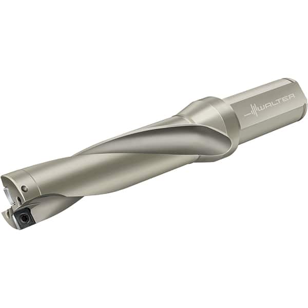 Walter - 220mm Max Drill Depth, 4xD, 55mm Drill Diam, Indexable Insert Drill - 2 Inserts, Flange Shank, 40mm Shank Diam - Americas Industrial Supply