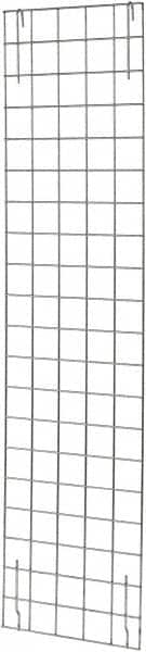 Quantum Storage - 16" Wide, Open Shelving Accessory/Component - Chrome, Chrome Finish, 62" Long, Use with Wire Shelving Units - Americas Industrial Supply