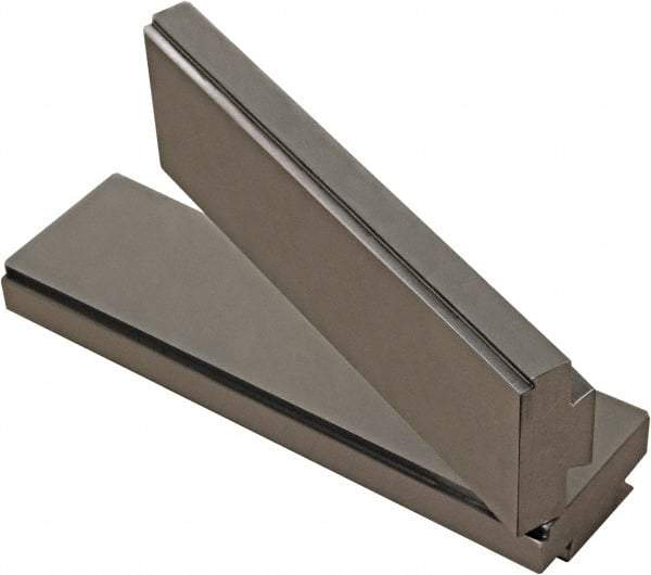 CarveSmart - 1/2" Wide x 1.725" High x 1/2" Thick, Step Vise Jaw - Hard, Steel, Fixed Jaw, Compatible with 6" Vises - Americas Industrial Supply