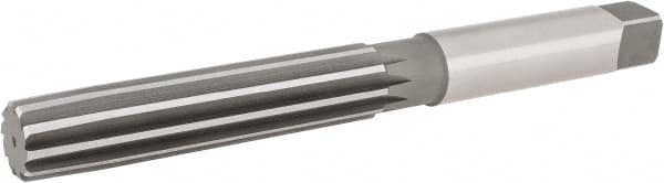 Hertel - 1-7/16" Diam, Straight Shank, 6.44" Flute, Hand Reamer - Americas Industrial Supply