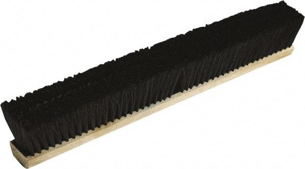 O-Cedar - 36" Combo Duty Polypropylene/Steel Wire Center Push Broom - 3" Bristle Length, Wood Block, Threaded Handle Connection, Handle Sold Separately - Americas Industrial Supply