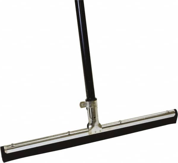 O-Cedar - 18" Rubber Blade Floor Squeegee - Threaded End, Metal Holder - Americas Industrial Supply