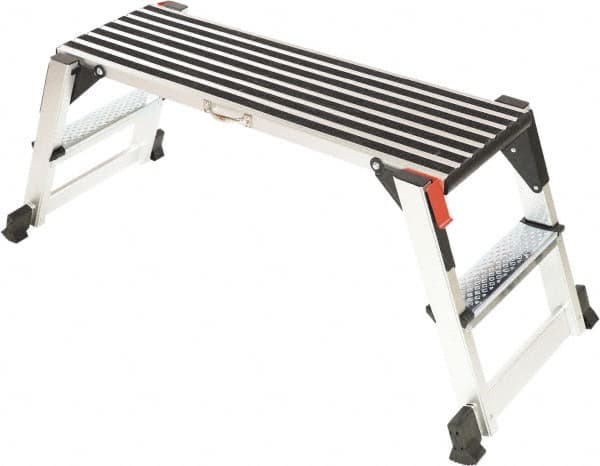 Whiteside - Wheel Step for Universal Use - 600 Lb Capacity, 19" Max Height, 12" Step Width x 12" Step Depth - Americas Industrial Supply