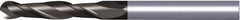 Kennametal - 12mm Diam, 45mm LOC, 2 Flute Solid Carbide Ball End Mill - TiAlN Finish, Single End, 100mm OAL, 12mm Shank Diam, Spiral Flute - Americas Industrial Supply