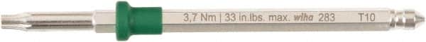 Wiha - 4mm Drive T25 Torx Screwdriver Bit - 75mm OAL - Americas Industrial Supply