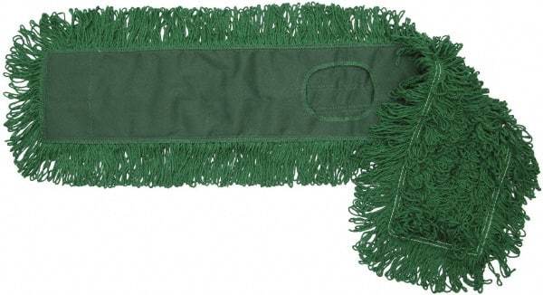 O-Cedar - 60" Long x 5" Wide Cotton Dust Mop Head - Slip-On/Slip-Through Backing, Launderable - Americas Industrial Supply