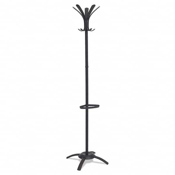 Alba - Coat Racks, Hooks & Shelving Type: Floor Rack Number of Hooks: 10 - Americas Industrial Supply
