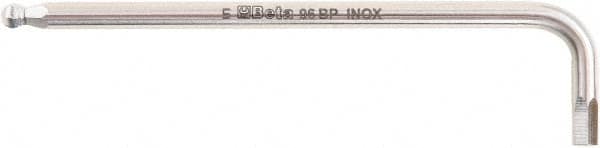 Beta - 3mm Hex, Long Arm, Ball End Hex Key - 4" OAL, Stainless Steel, Metric System of Measurement - Americas Industrial Supply