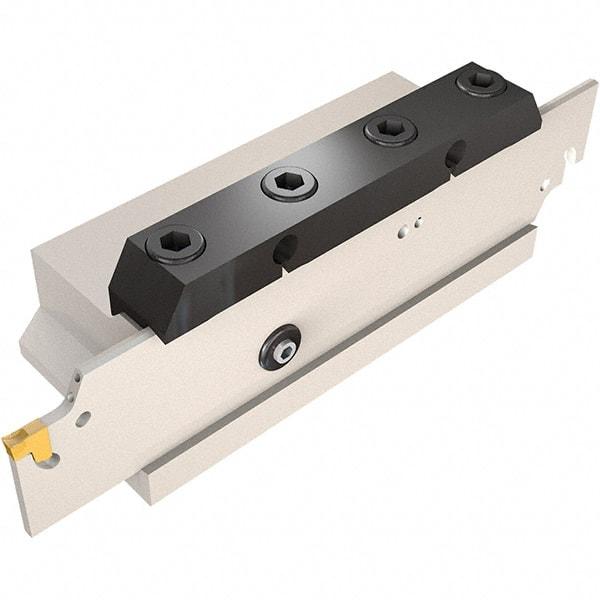 Iscar - 1.02" Blade Height, 0.134" Blade Width, 5.5118" OAL, Neutral Cut, Double End Indexable Cut-Off Blade - TGFH Blade, JetHPLine, Tang-Grip Series - Americas Industrial Supply