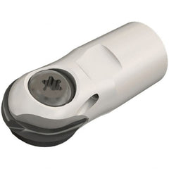 Iscar - 20mm Cut Diam, 48mm OAL, Indexable Ball Nose End Mill - T12 Modular Connection, TS HCM Toolholder, HBF-QF, HBR-QF, HCC-QF, HCD-QF, HCR, HTR-QF Insert - Americas Industrial Supply