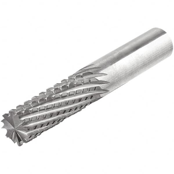 Iscar - 4mm Diam, End Mill End, Solid Carbide Diamond Pattern Router Bit - Right Hand Cut, 2-11/64" OAL, Use on Composite - Americas Industrial Supply