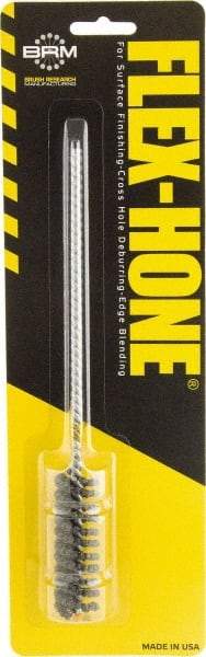 Brush Research Mfg. - 5/8" to 0.709" Bore Diam, 800 Grit, Aluminum Oxide Flexible Hone - Extra Fine, 8" OAL - Americas Industrial Supply