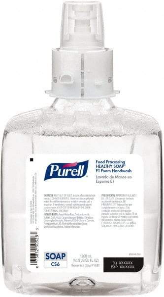 PURELL - 1,200 mL Bottle Foam Soap - Clear, Fragrance Free Scent - Americas Industrial Supply