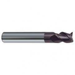7/16" Dia. - 2-1/2" OAL - 45° Helix Firex Carbide End Mill - 3 FL - Americas Industrial Supply
