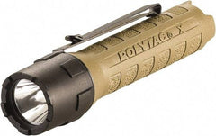 Streamlight - White LED Bulb, 275 Lumens, Industrial/Tactical Flashlight - Coyote Tan Polycarbonate Body, 2 CR123A Lithium Batteries Included - Americas Industrial Supply