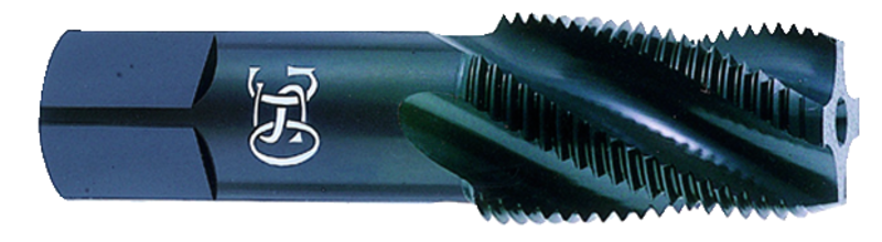 1/8-27 (sm. shk.) Dia. - 4 FL - HSS - Steam Oxide Standard Spiral Flute Pipe Tap - Americas Industrial Supply