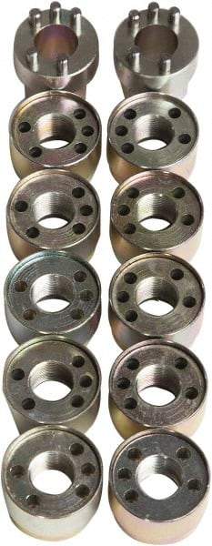 Jendyk - Wheel Lock Set - For Use with Hub-Piloted Wheels (M22 x 1.5 Thread Size) - Americas Industrial Supply