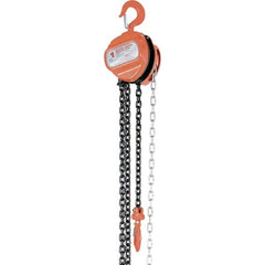 Vestil - 2,000 Lb Lifting Capacity, 20' Lift Height, Hand Hoist - Made from Chain - Americas Industrial Supply