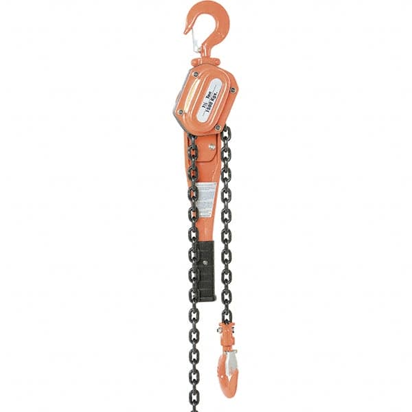 Vestil - 3,000 Lb Lifting Capacity, 5' Lift Height, Lever Hoist - Made from Chain - Americas Industrial Supply