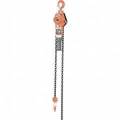 Vestil - 1,500 Lb Lifting Capacity, 10' Lift Height, Lever Hoist - Made from Chain - Americas Industrial Supply