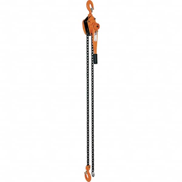 Vestil - 6,000 Lb Lifting Capacity, 10' Lift Height, Lever Hoist - Made from Chain - Americas Industrial Supply