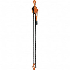 Vestil - 6,000 Lb Lifting Capacity, 10' Lift Height, Lever Hoist - Made from Chain - Americas Industrial Supply
