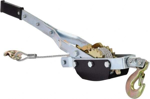 Vestil - 2,000 to 4,000 Lb Lifting Capacity, 10' Lift Height, Puller Hoist - Made from Wire Rope - Americas Industrial Supply