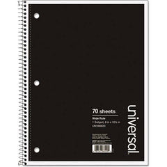 UNIVERSAL - Note Pads, Writing Pads & Notebooks Writing Pads & Notebook Type: Notebook Size: 10-1/2 x 8 - Americas Industrial Supply