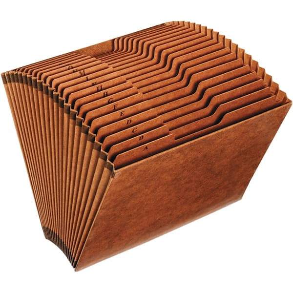 Pendaflex - 12 x 10", Letter Size, Brown, Expansion Folders - 1/3 Tab Cut Location - Americas Industrial Supply