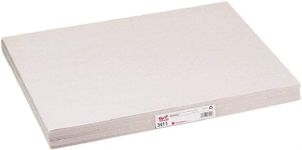 Pacon - 24" Long x 18" Wide Sheets of White Newsprint Paper - 30 Lb Paper Weight, 500 Sheets - Americas Industrial Supply