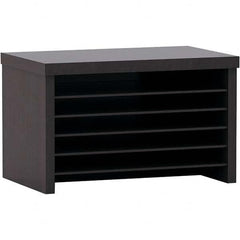 ALERA - Desktop File Organizers Type: Book Shelf Color: Espresso - Americas Industrial Supply