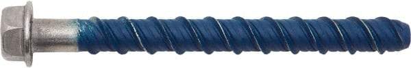 Powers Fasteners - 3/8" Diam, 3/8" Drill, 4" OAL, 1-5/8" Min Embedment Machine Screw Anchor Concrete Anchor - 316 Stainless Steel, Hex Head, Hex Drive, 3-1/2" Thread Length - Americas Industrial Supply