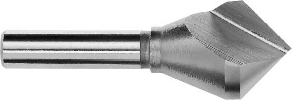Magafor - 3/4" Head Diam, 1/2" Shank Diam, 1 Flute 60° Cobalt Countersink - Americas Industrial Supply