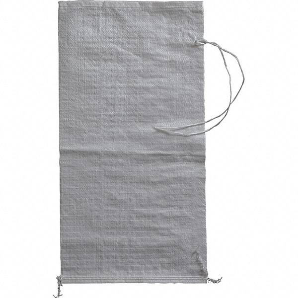 PRO-SAFE - 26" Long x 14" Wide Sand Bag - White Polypropylene, For Accident Prevention - Americas Industrial Supply