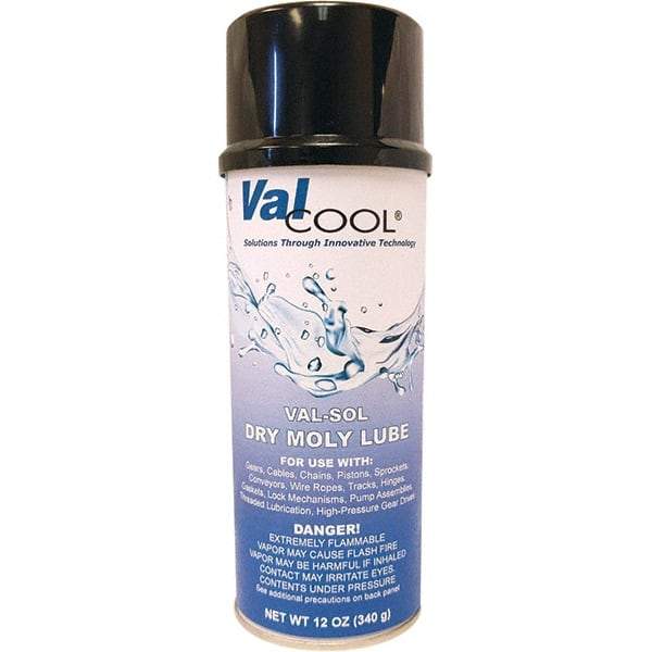 ValCool - 16 oz Can Spray Lubricant - Gray/Black - Americas Industrial Supply