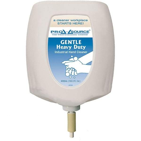 PRO-SOURCE - 4,000 mL Dispenser Refill Liquid Waterless Hand Cleaner - Tan, Neutral Scent - Americas Industrial Supply