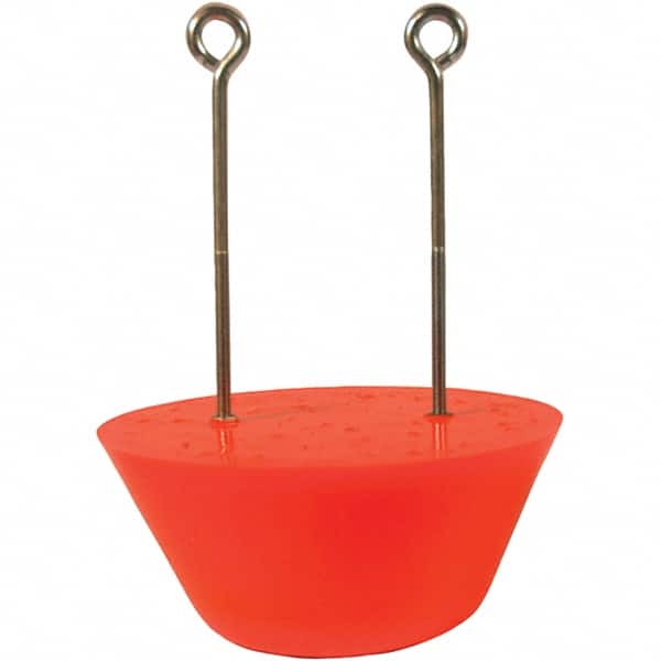 UltraTech - 1' Long x 1' Wide, Polyurethane Drain Plug - 10" Diam, Orange, Use for Spill Response - Americas Industrial Supply