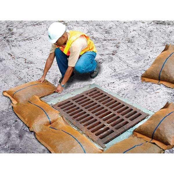 UltraTech - 750' Long" x 19" Wide Gravel Bag - Orange Geotextile, For Stormwater - Americas Industrial Supply