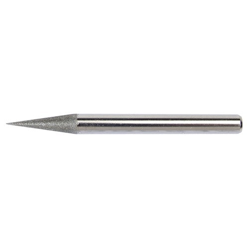1/8″ × 3″ Electroplated Diamond Hone-150 Grit; 12 Degree Included Angle - Americas Industrial Supply