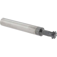 Accupro - 5/16° 5/16" Cut Diam, 1/8" Cut Width, 5/16" Shank, Solid Carbide Double-Angle Cutter - Americas Industrial Supply