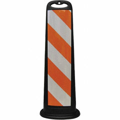 PRO-SAFE - Traffic Barrels, Delineators & Posts Type: Vertical Panel Material: Polyethylene - Americas Industrial Supply