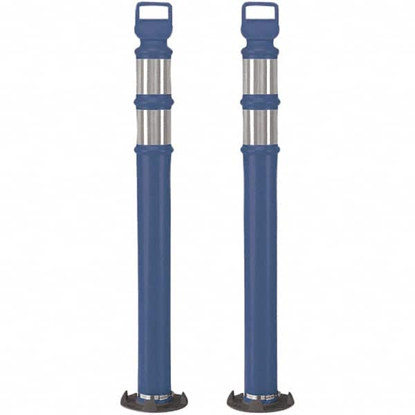 PRO-SAFE - 2 4-Piece Kits 45" High x 6" Wide, Reflective Delineator Post - Americas Industrial Supply