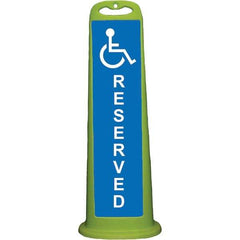 PRO-SAFE - Traffic Barrels, Delineators & Posts Type: Vertical Panel Material: Polyethylene - Americas Industrial Supply