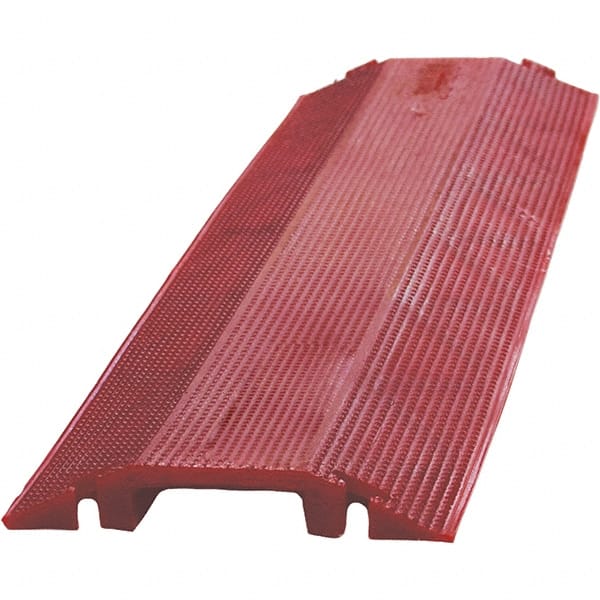 PRO-SAFE - 36" Long x 10-1/2" Wide x 1-1/2" High, Polyurethane Ramp Cable Guard - Americas Industrial Supply