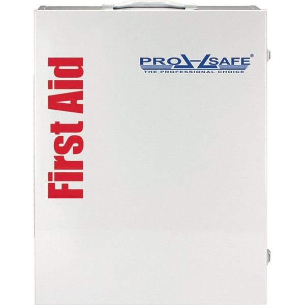 PRO-SAFE - 909 Piece, 150 Person, Smartcompliance Kit - 5-1/2" Wide x 16-1/2" Deep x 23" High, Metal Cabinet - Americas Industrial Supply
