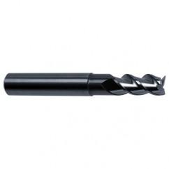 1" Dia. - 4" OAL - 45° Helix Bright Carbide End Mill - 3 FL - Americas Industrial Supply